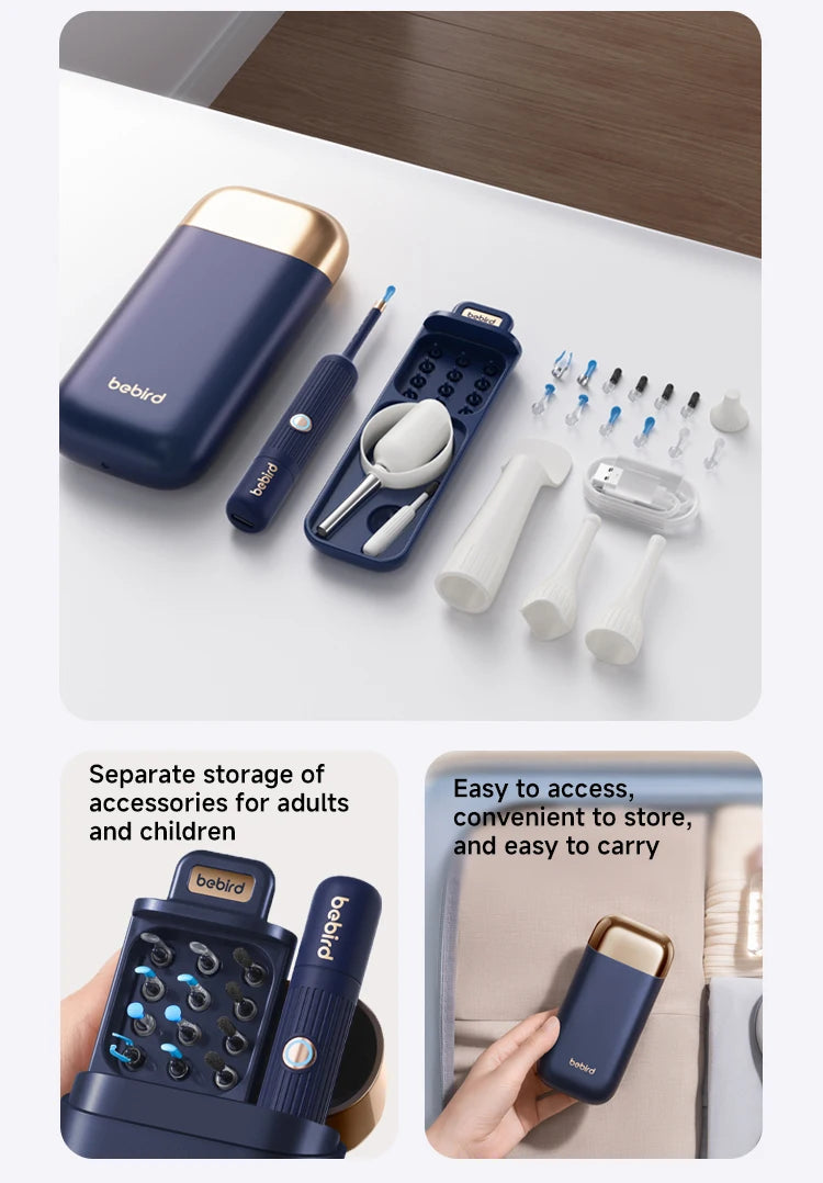 2025 Xiao'm Bebird EarSight Plus I35R Visual Ear Cleaner HD Clipable Tweezers Earpick Wireless Cleaning Endoscope with Camera