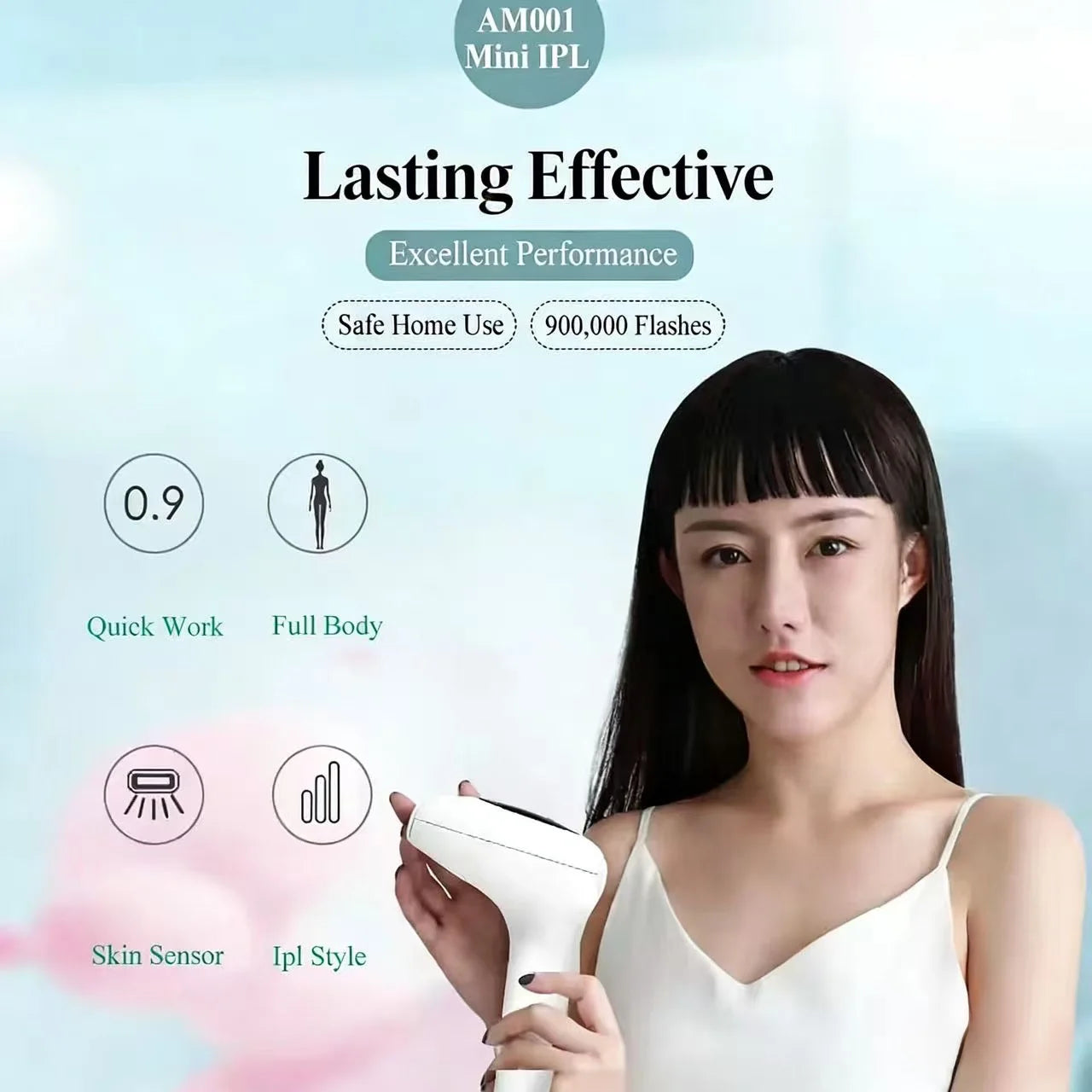 Professional Permanent Laser Depilator IPL Hair Removal for Whole Body, Depilator Remover Permanent Women Home Use Devices