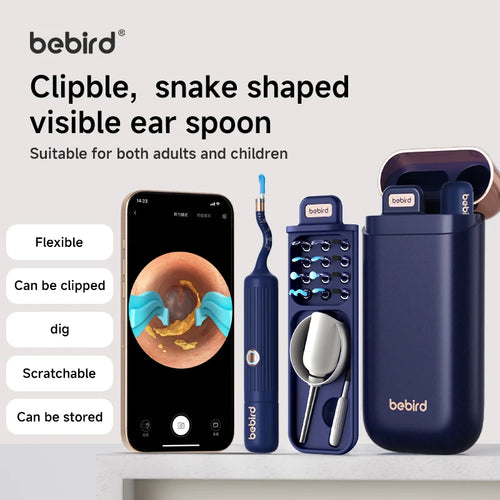2025 Xiao'm Bebird EarSight Plus I35R Visual Ear Cleaner HD Clipable Tweezers Earpick Wireless Cleaning Endoscope with Camera